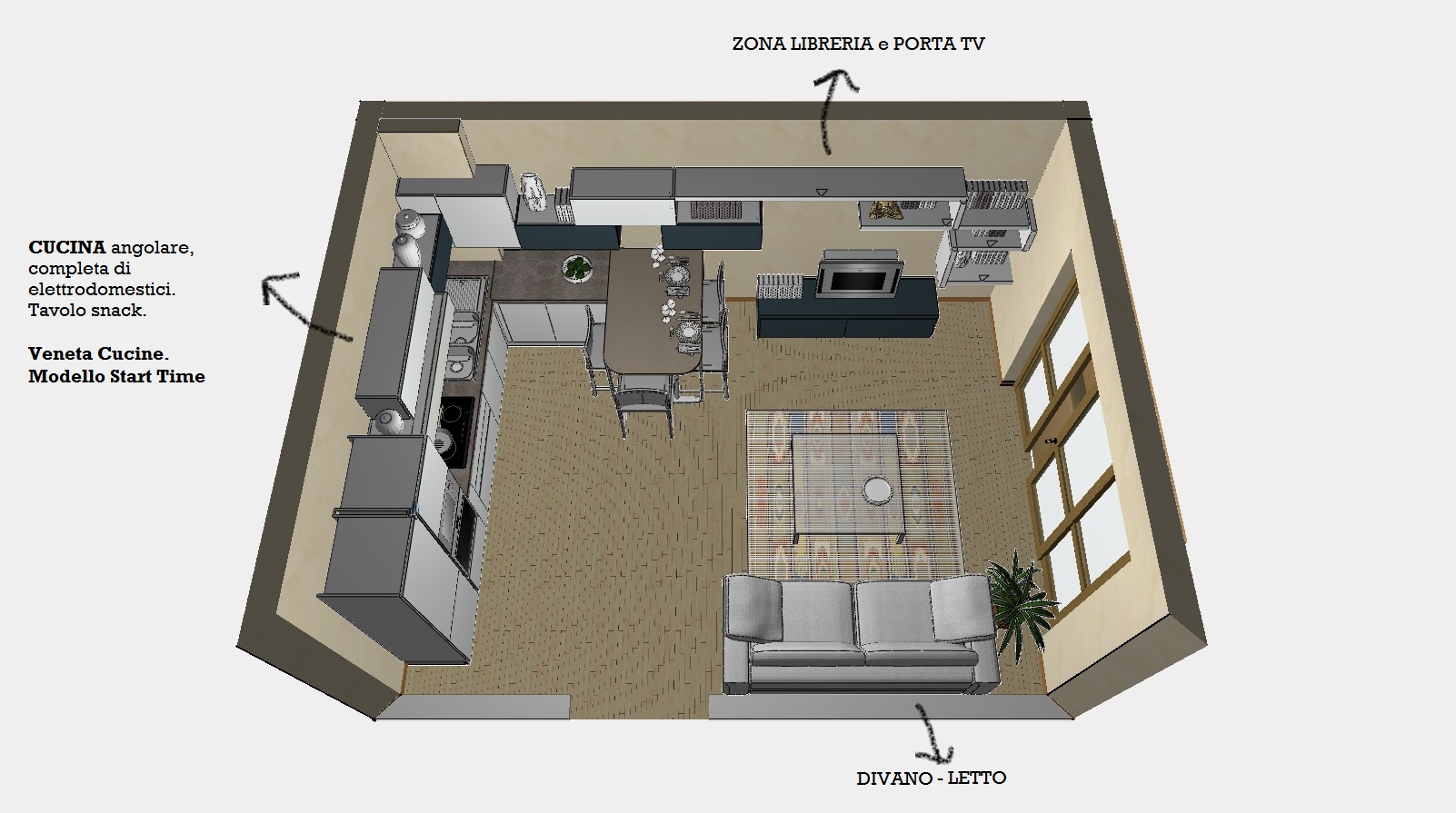 Soggiorno archives pagina 4 di 5 non solo mobili: cucina ... Cucina inox casa modulabile eur