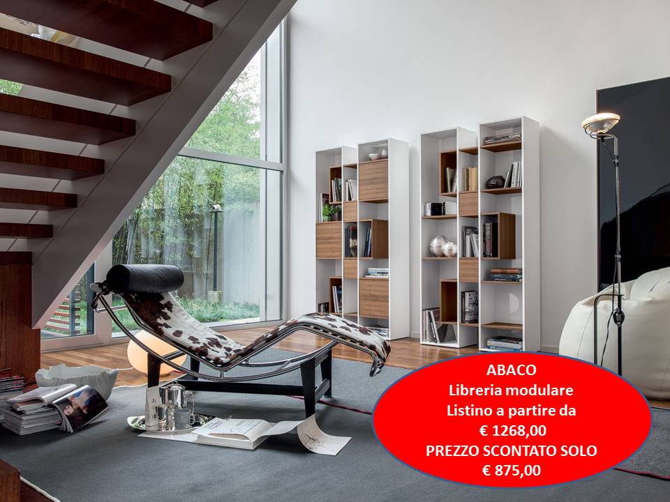 Tonin casa archives non solo mobili: cucina, soggiorno e camera Libreria moderna porta bicchieri