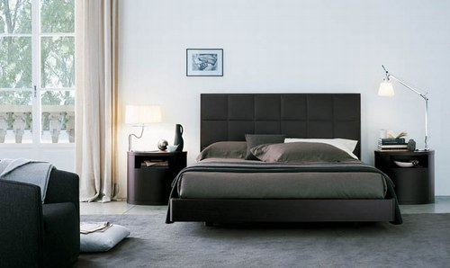 letto plaza jesse in pelle