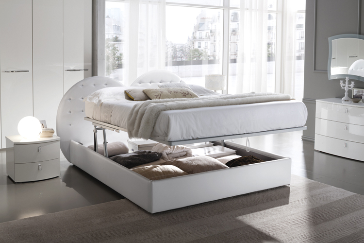 letto cuore con contenitore 