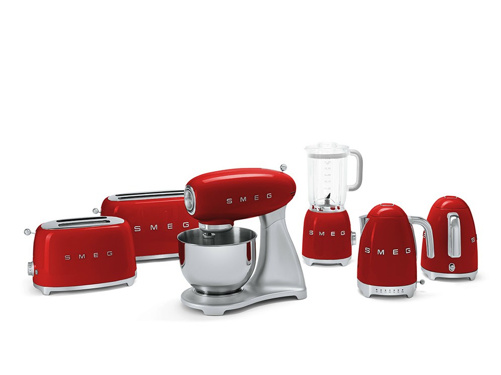 elettrodomestici smeg anni '50 rosso