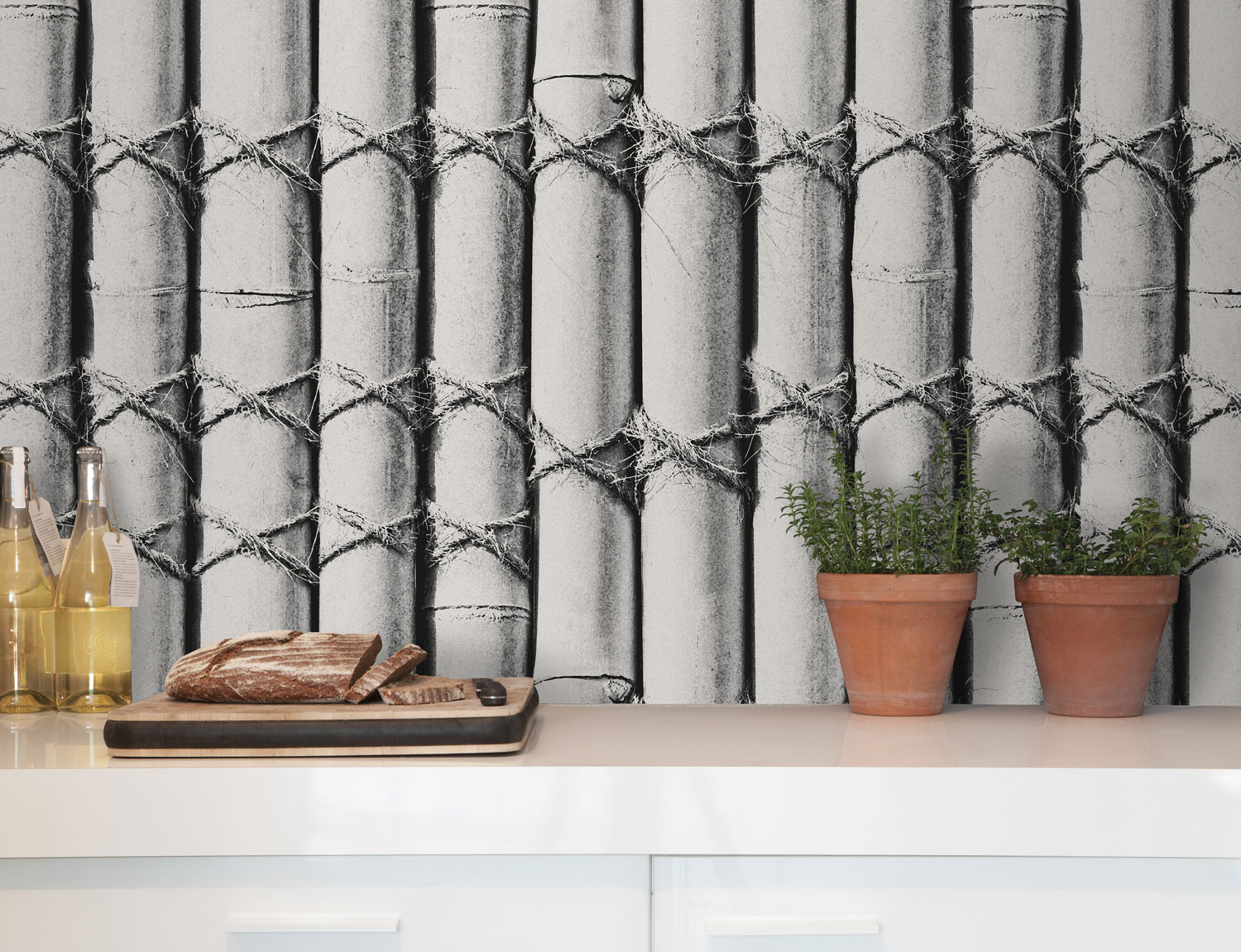 Carta Da Parati Effetto Legno Vintage - Adesivo Murale Autoadesivo 44,5x500 Cm Per Cucina E Camera