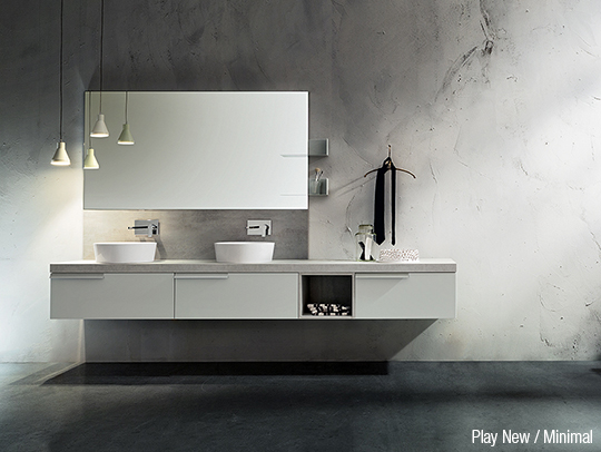 arredo bagno cerasa stile moderno e minimal