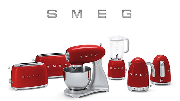 elettrodomestici smeg rossi 