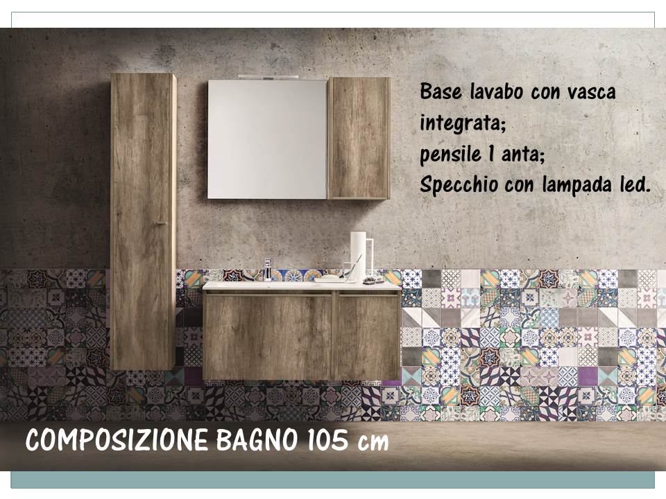 bagno in offerta con arredamento completo