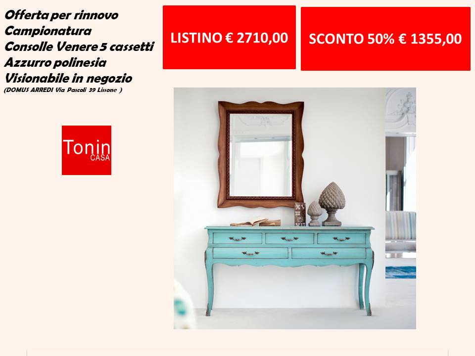 consolle venere Tonin casa outlet