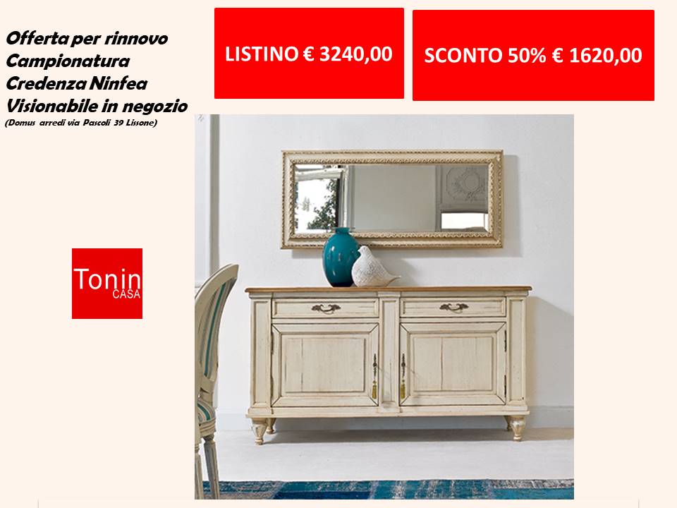 credenza ninfea tonin casa outlet