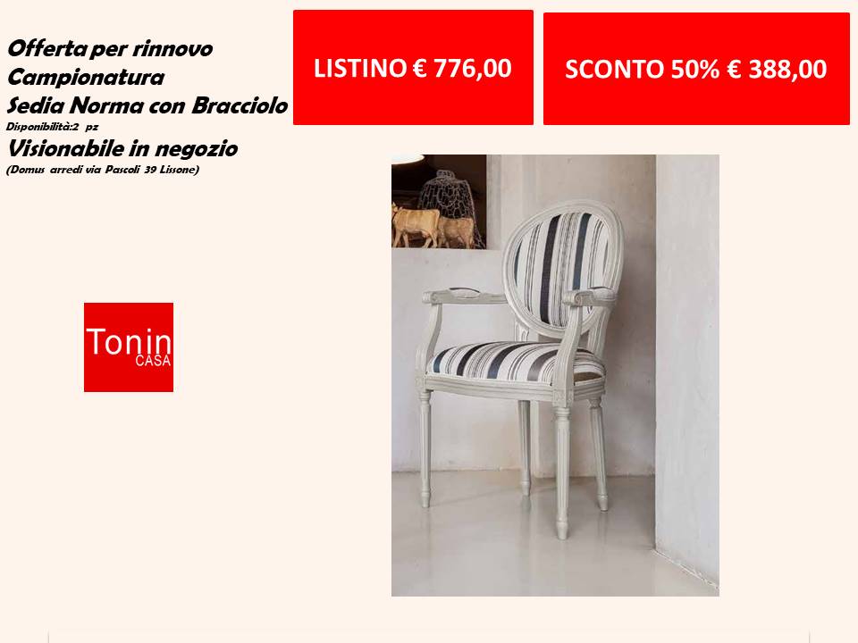 sedia norma outlet tonin casa