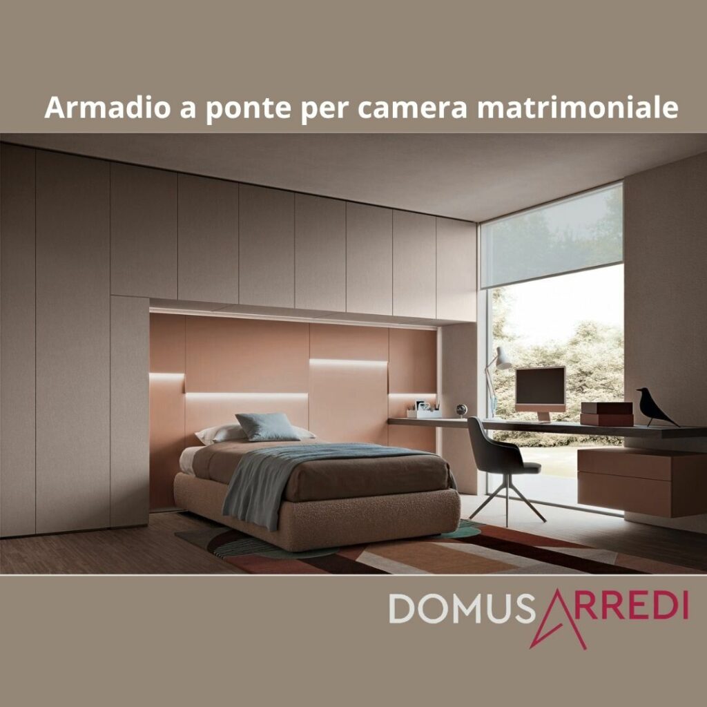 armadio a ponte per camera matrimoniale