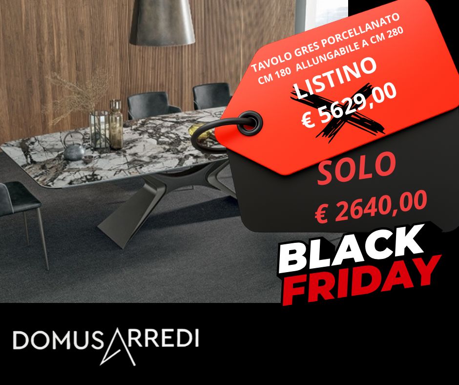 Tavolo piano ceramica sconto 50% 