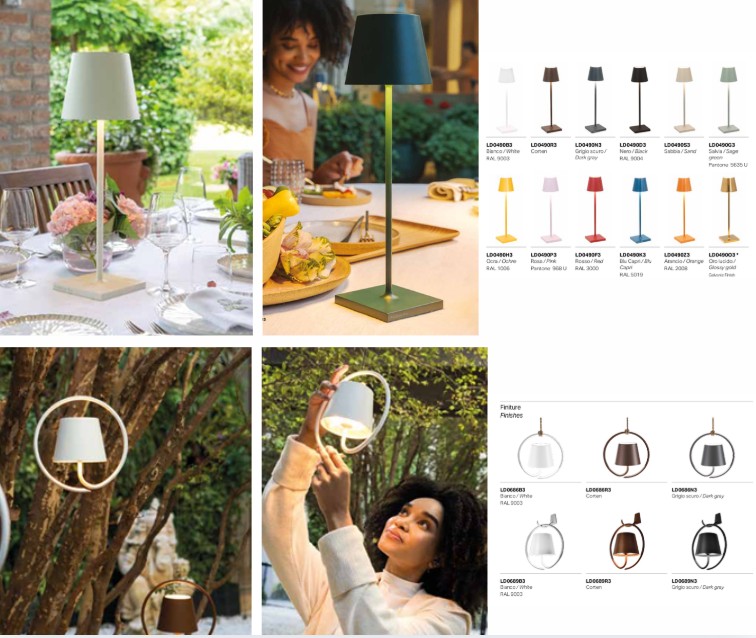 ARREDA I TUOI TERRAZZI PER SENTIRTI LIBERO ANCHE IN CASA TUA lampada poldina ricaricabile per esterno